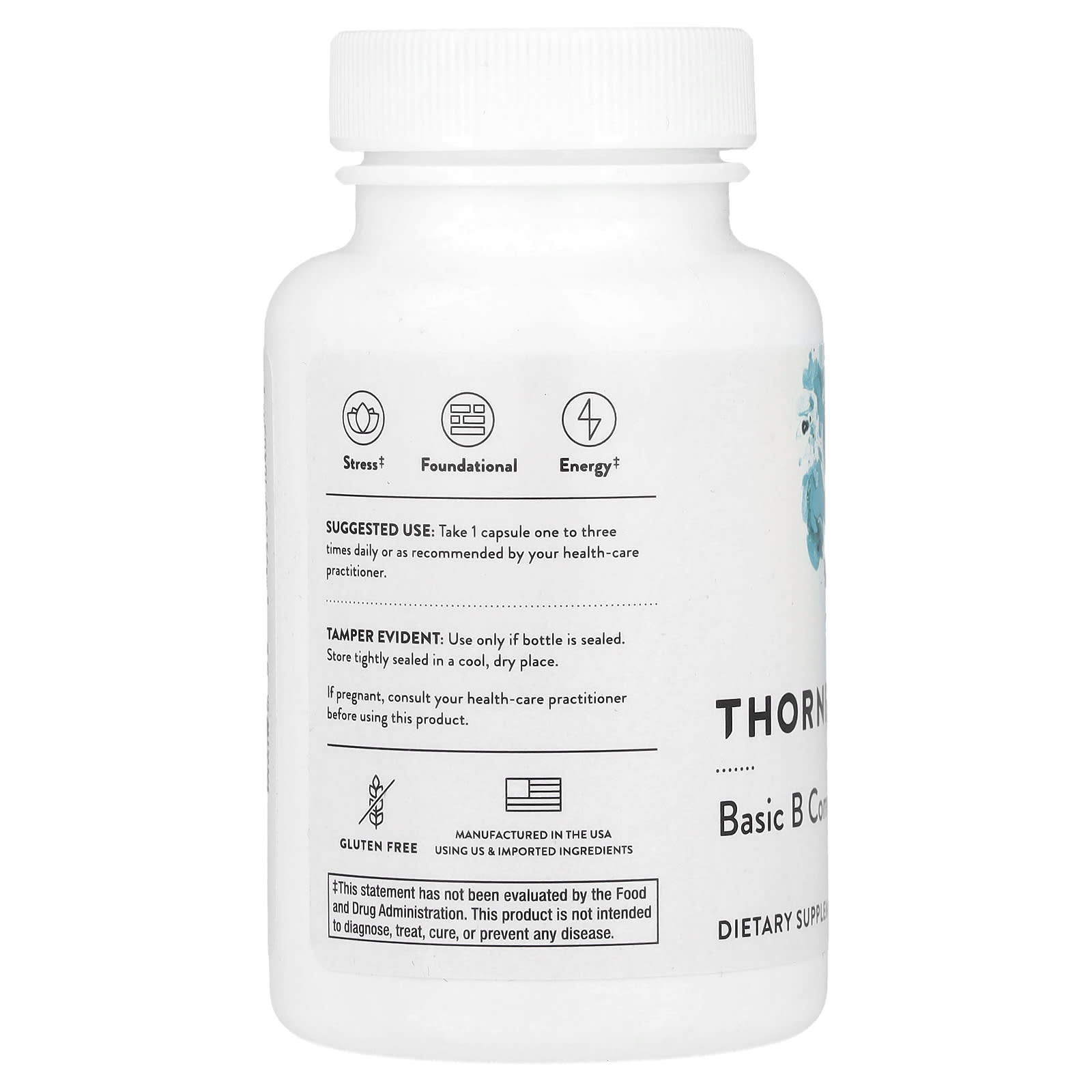 Thorne, Basic B Complex, 60 Capsules